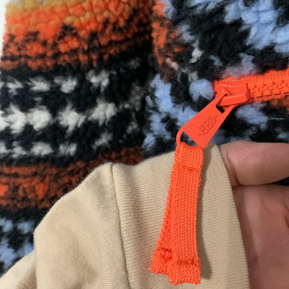 Free People Multicolor Fleece Jacket - Picture 4 of 10